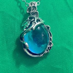 Beautiful blue necklace